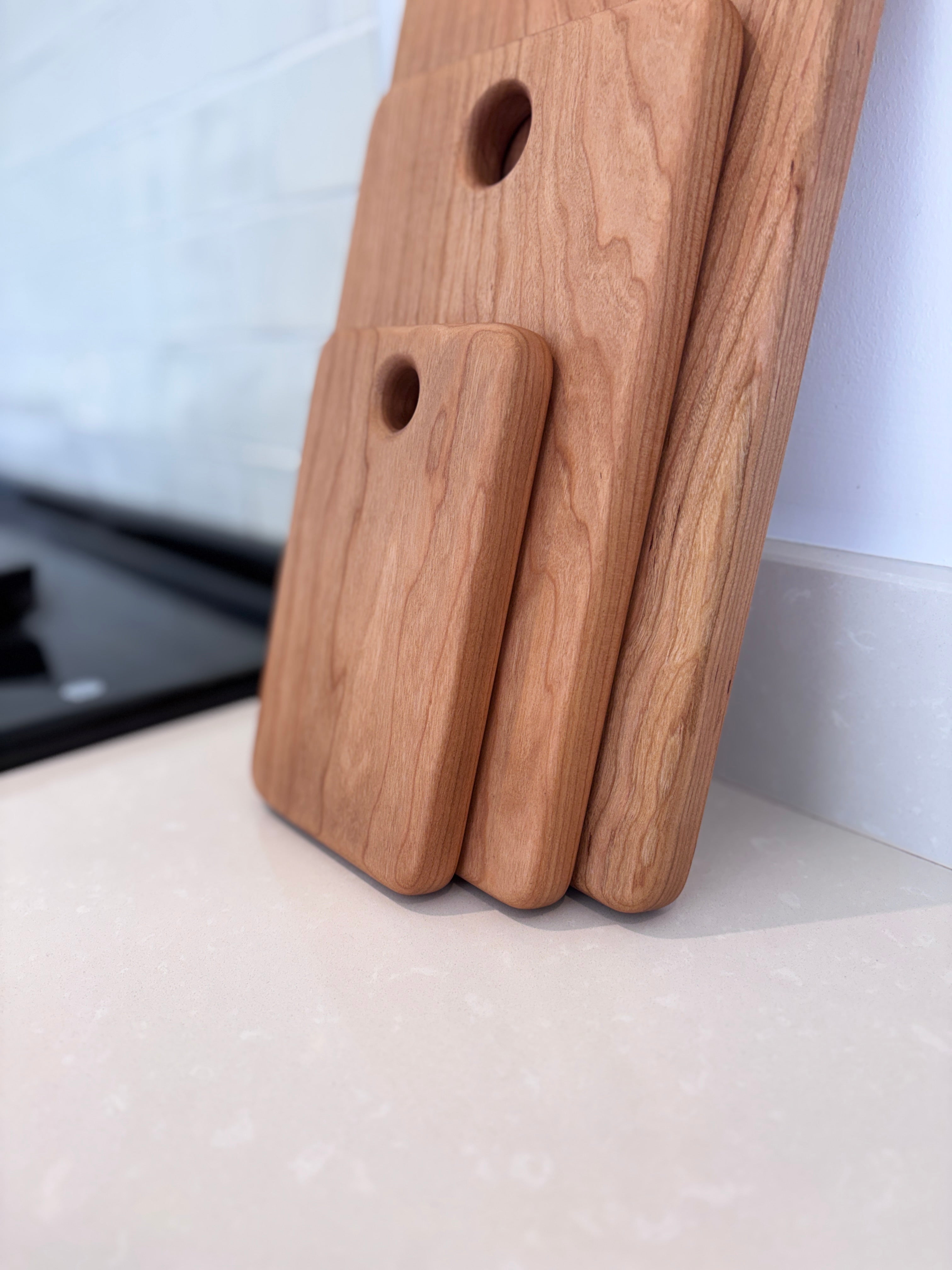 English Cherry Chopping Board Set