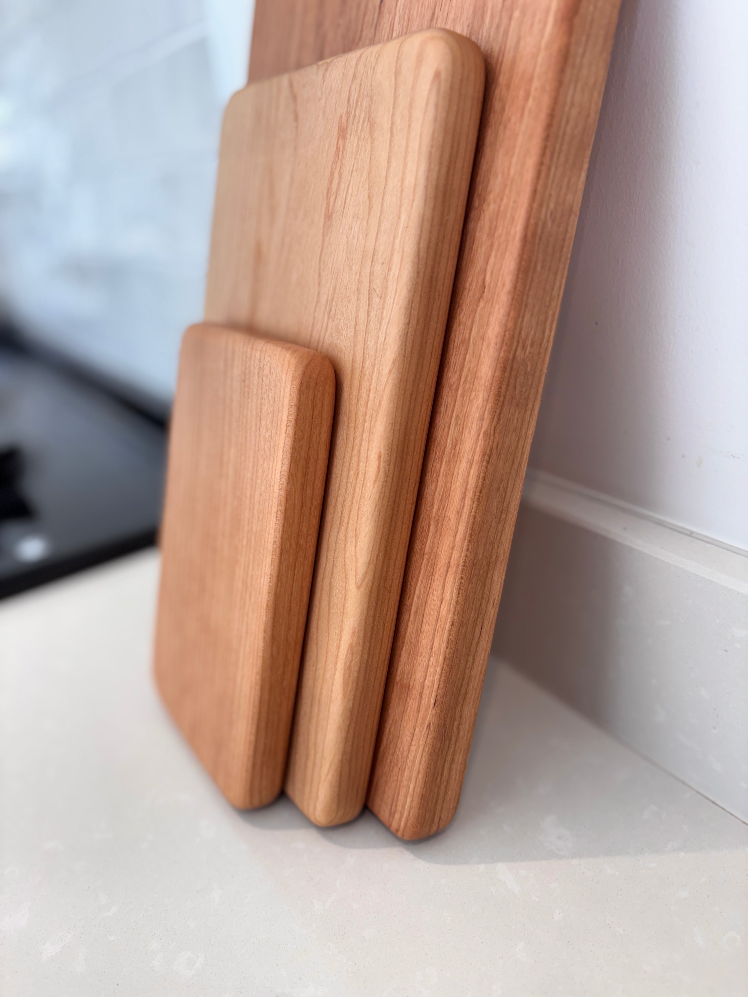 English Cherry Chopping Board Set