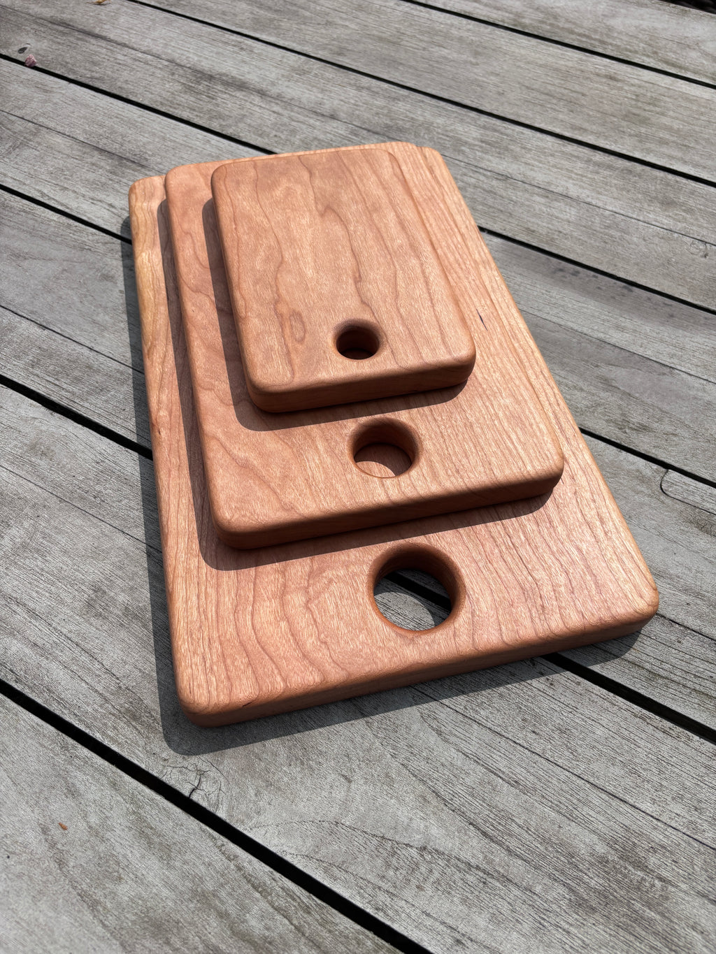 English Cherry Chopping Board Set