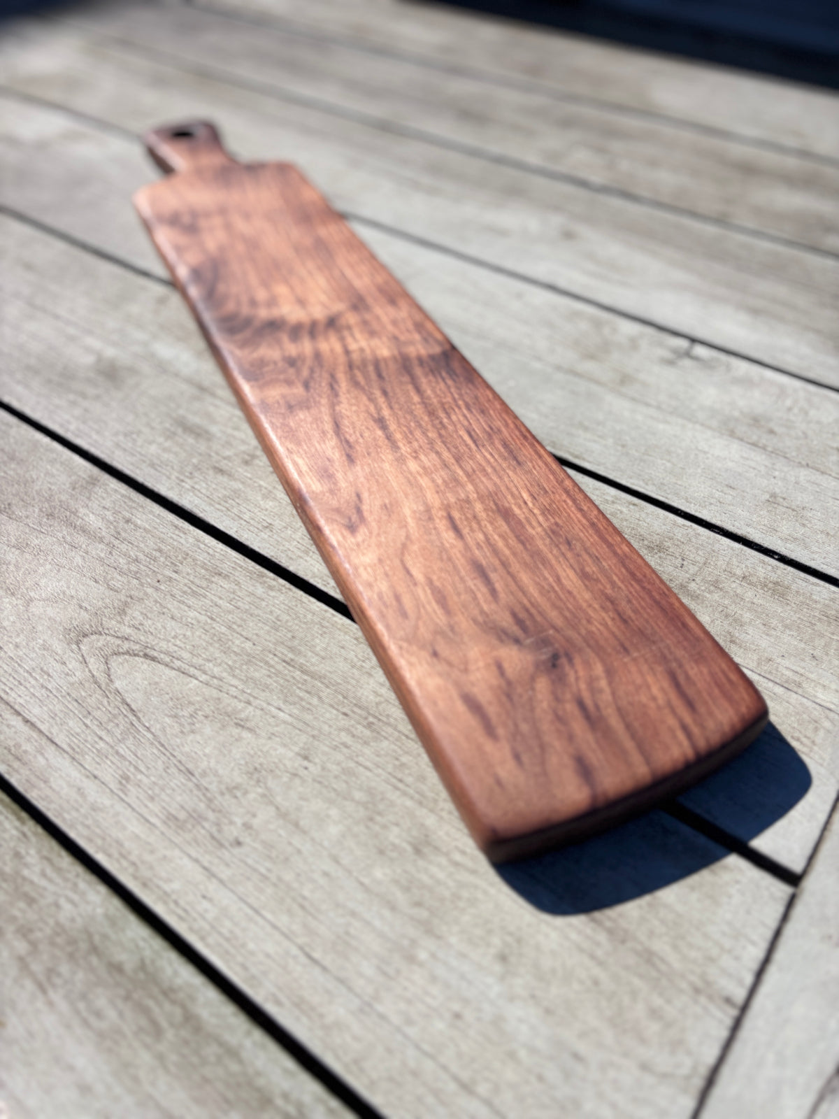 Narrow Black Walnut Charcuterie Board