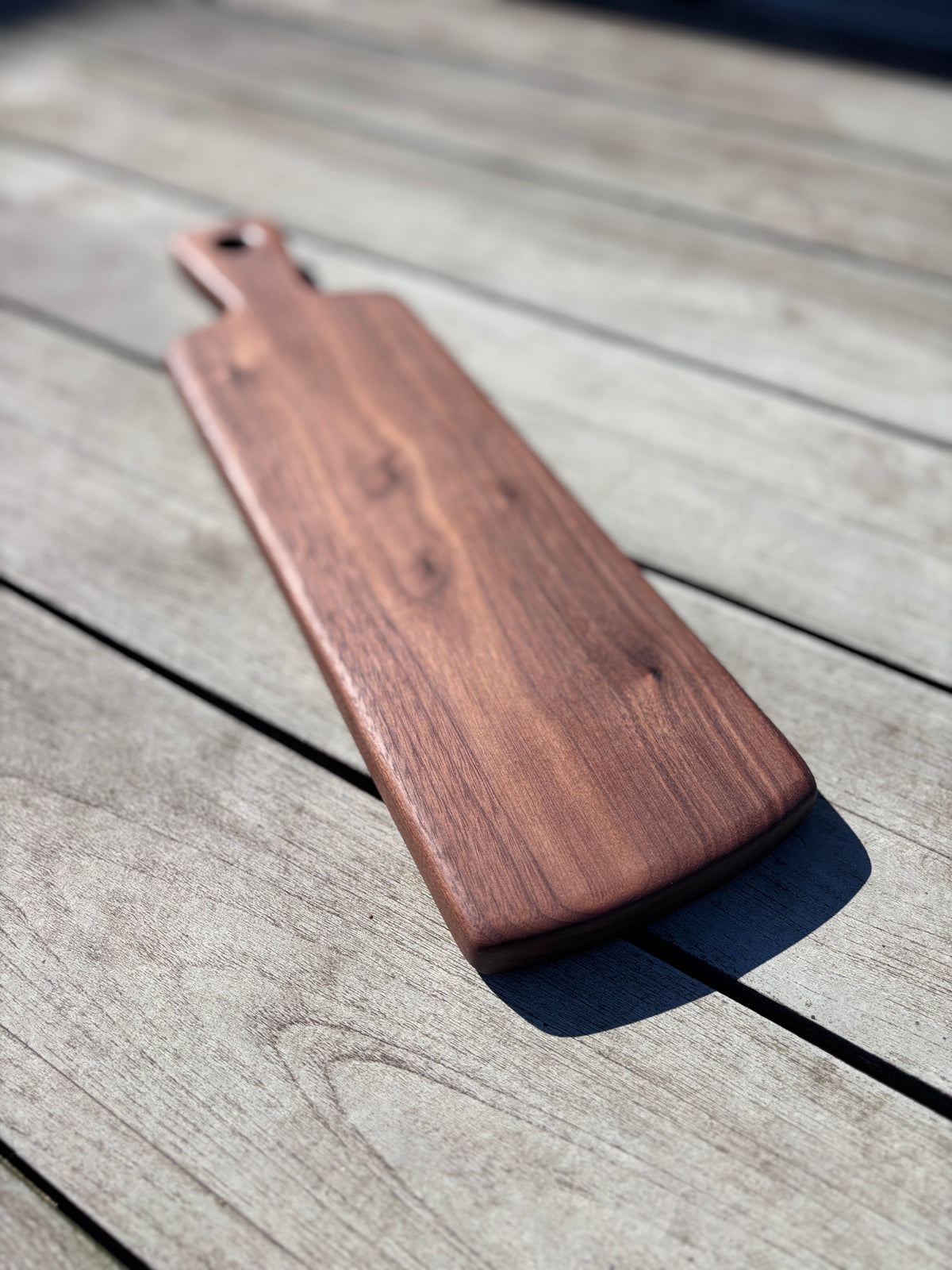 Narrow Black Walnut Charcuterie Board
