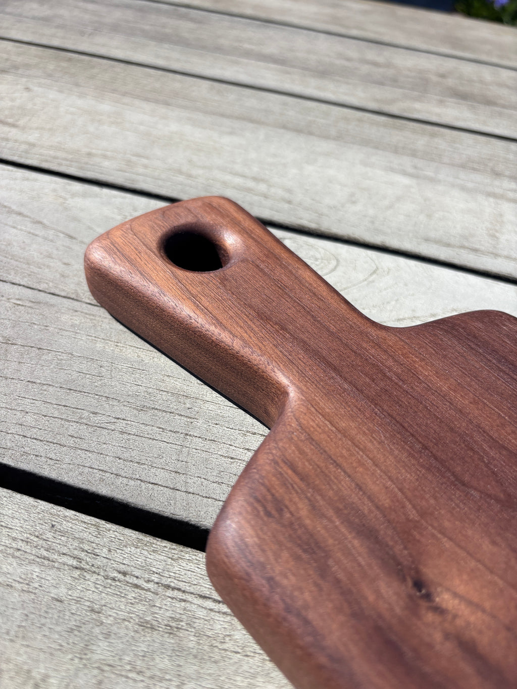 Narrow Black Walnut Charcuterie Board