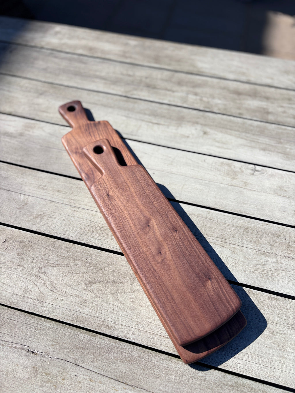 Narrow Black Walnut Charcuterie Board
