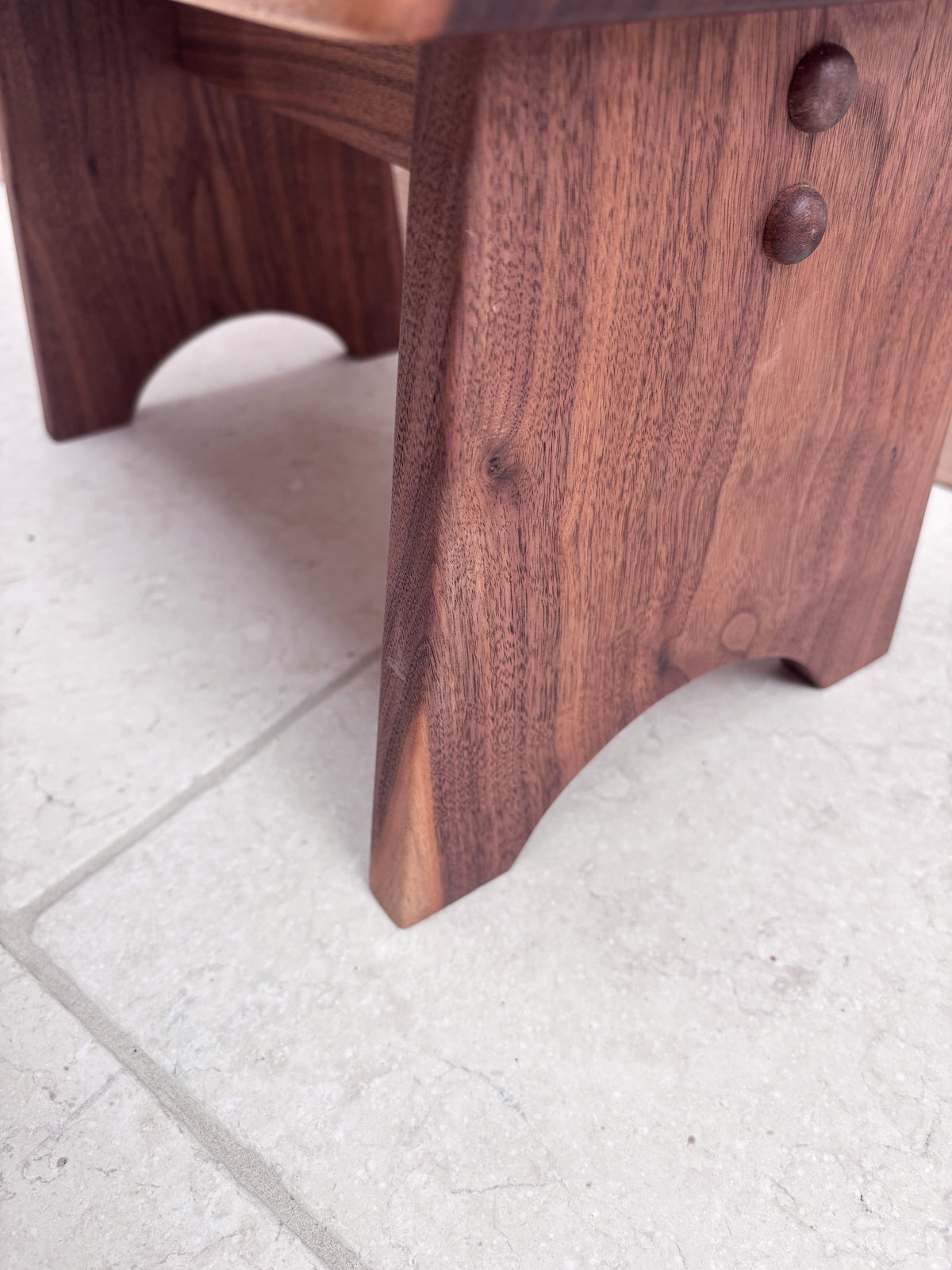 Black Walnut Foot Stool