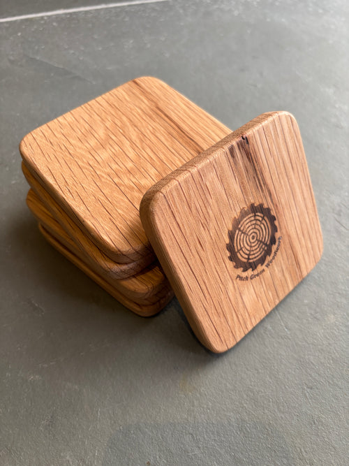 English Oak Coasters