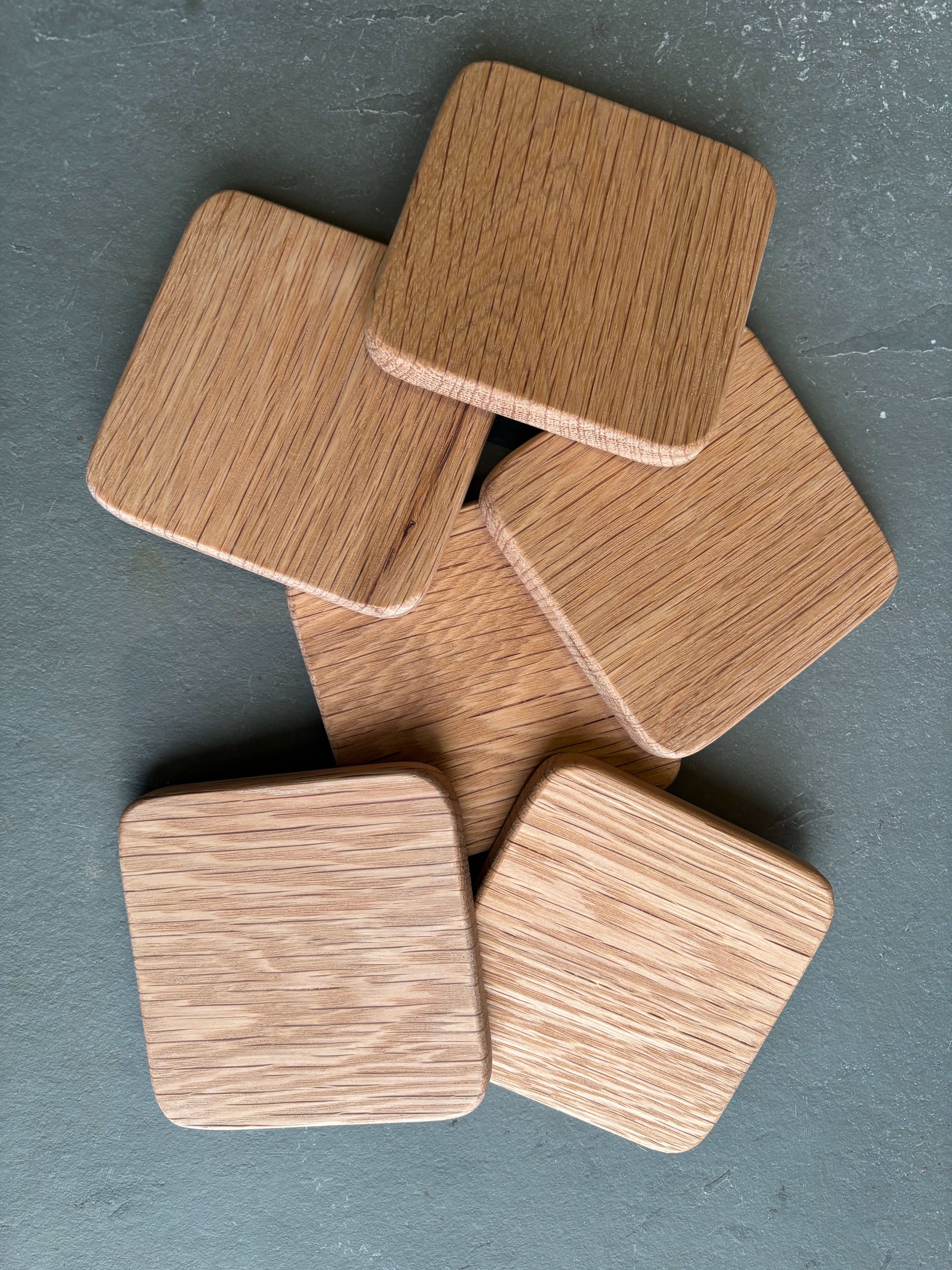 European Oak Coasters