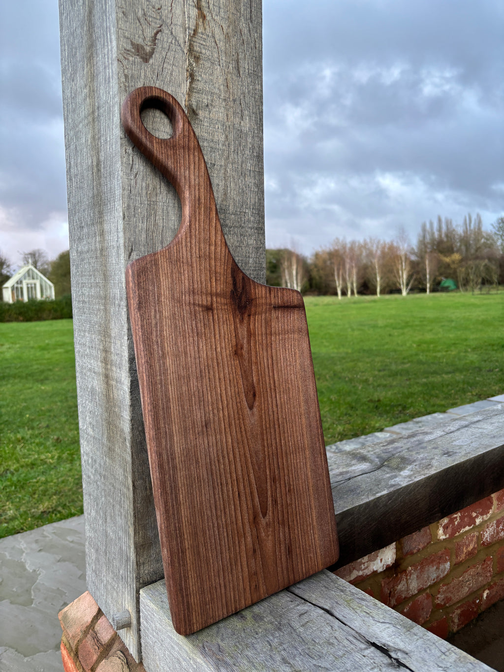 Handmade Large English walnut charcuterie board 
