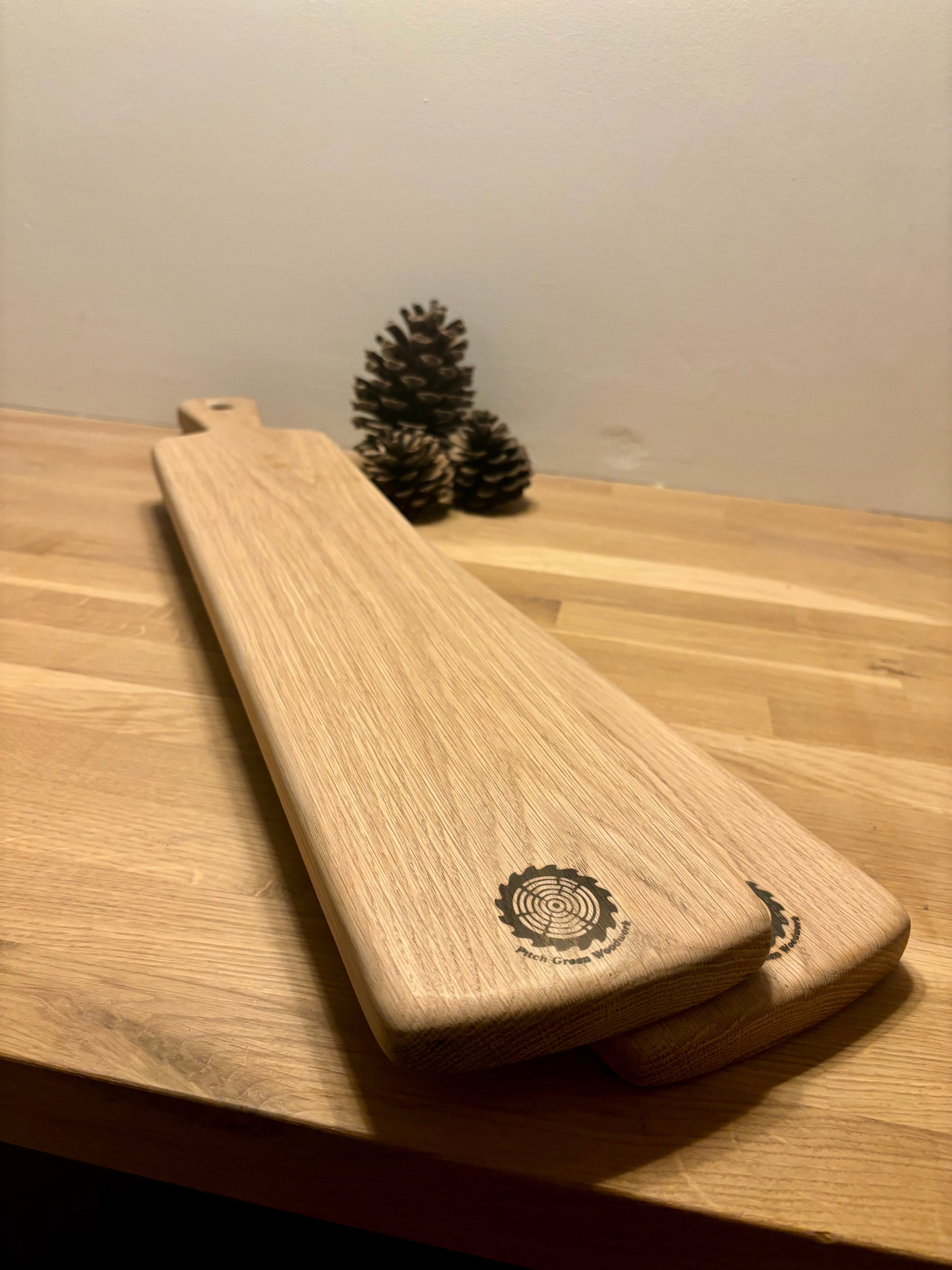 Narrow English Oak Charcuterie Board