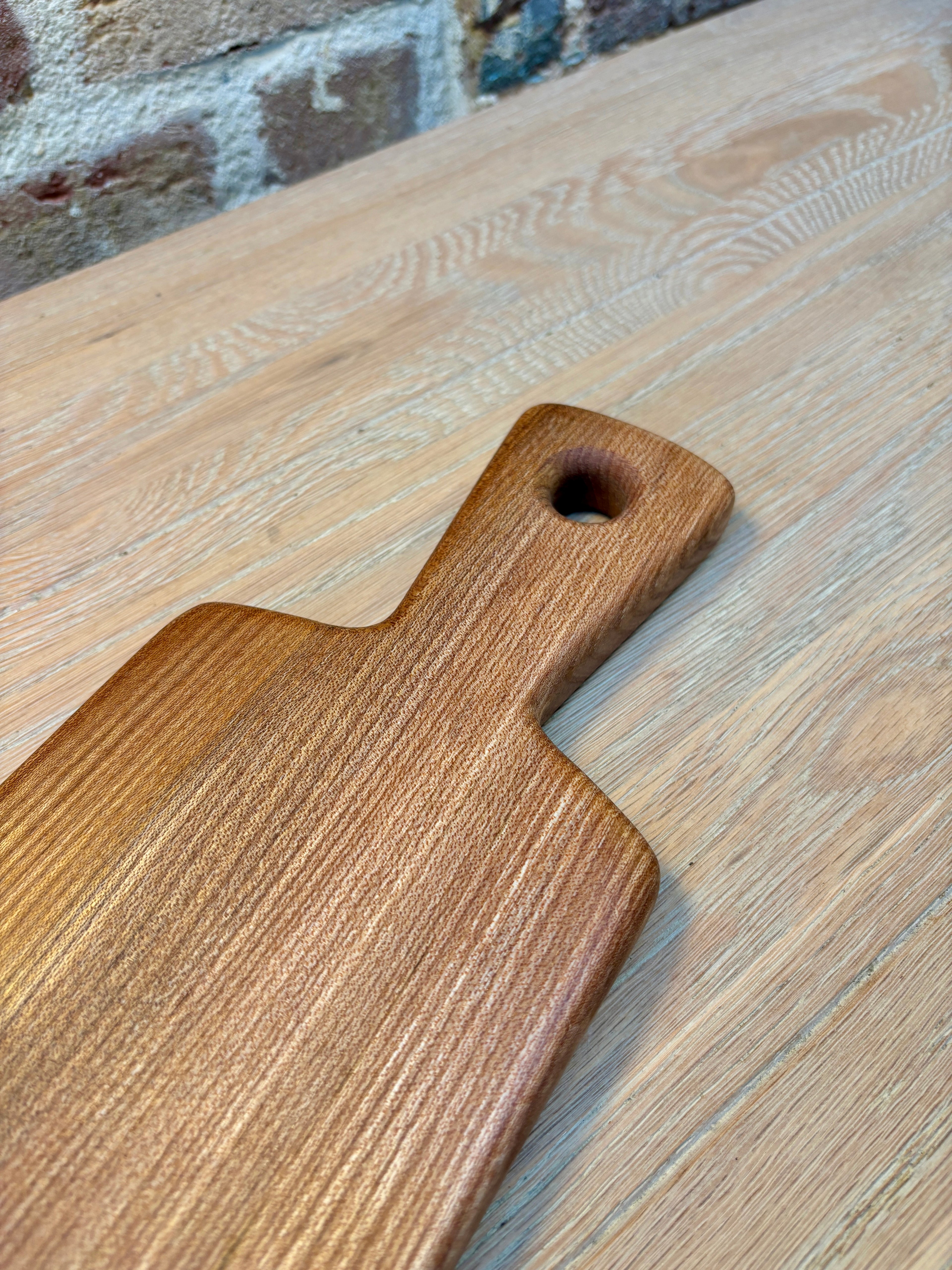 Narrow English Elm Charcuterie Board
