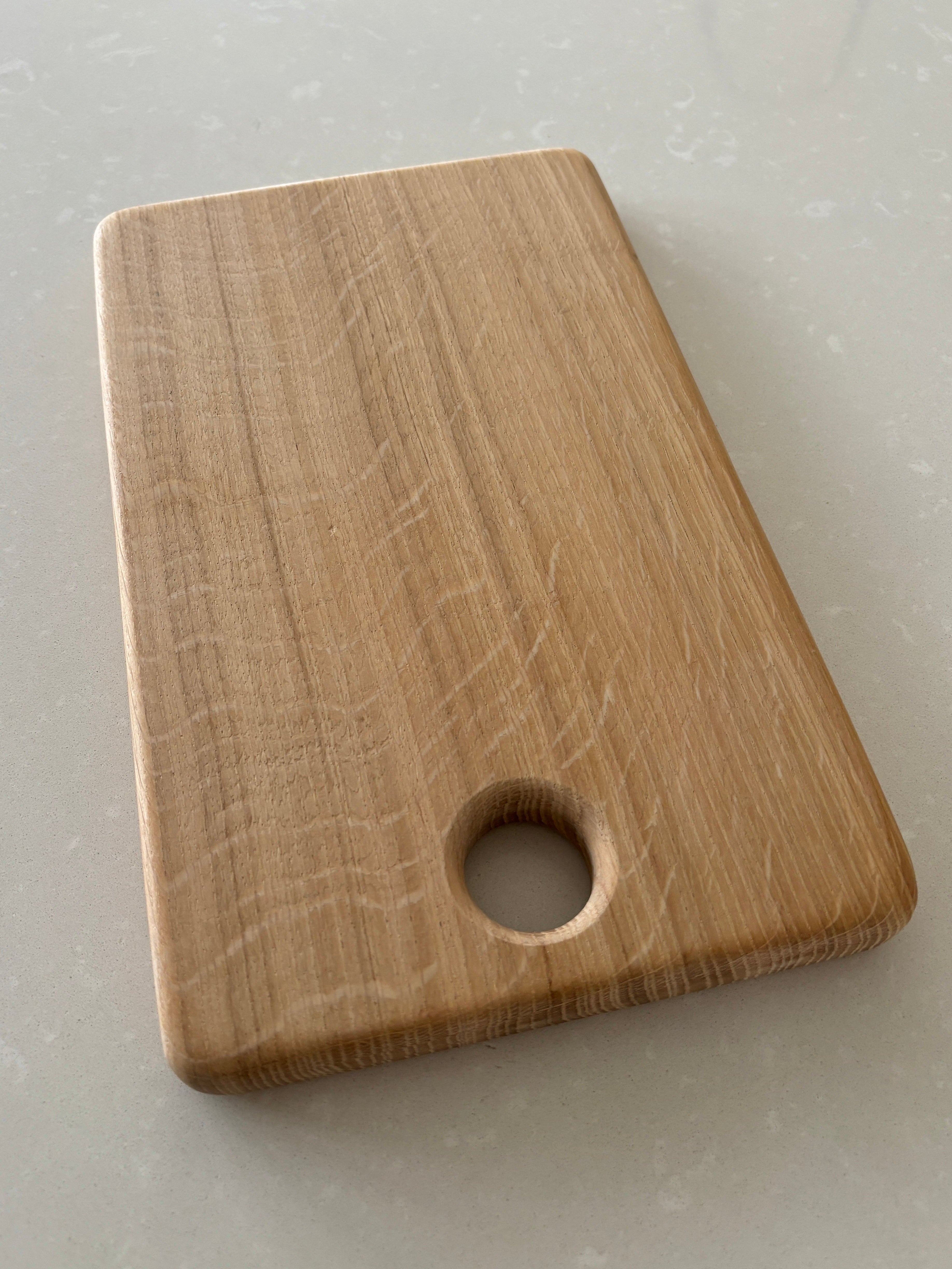 Handmade medium European oak chopping board 