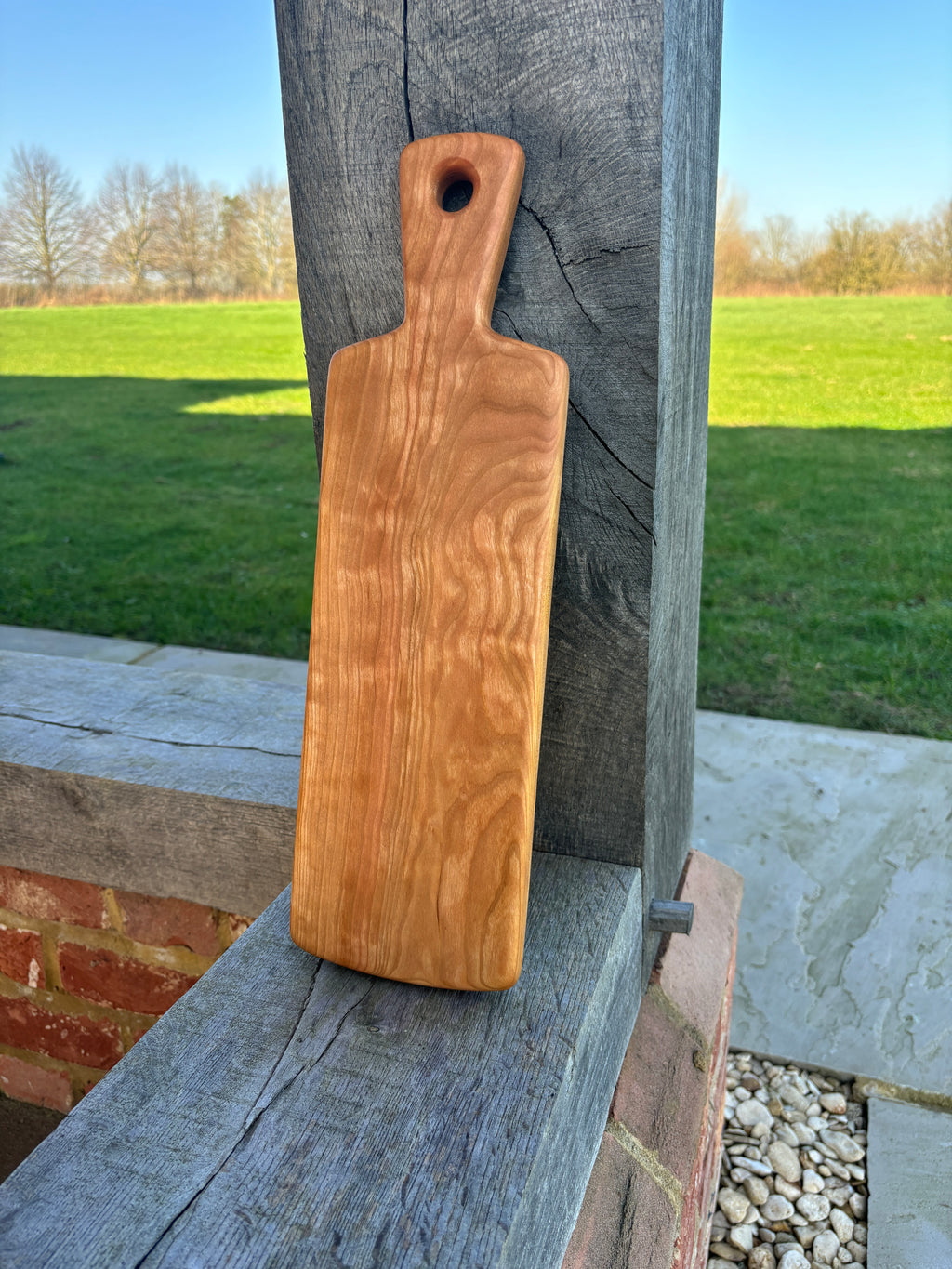 Narrow English Cherry Charcuterie Board