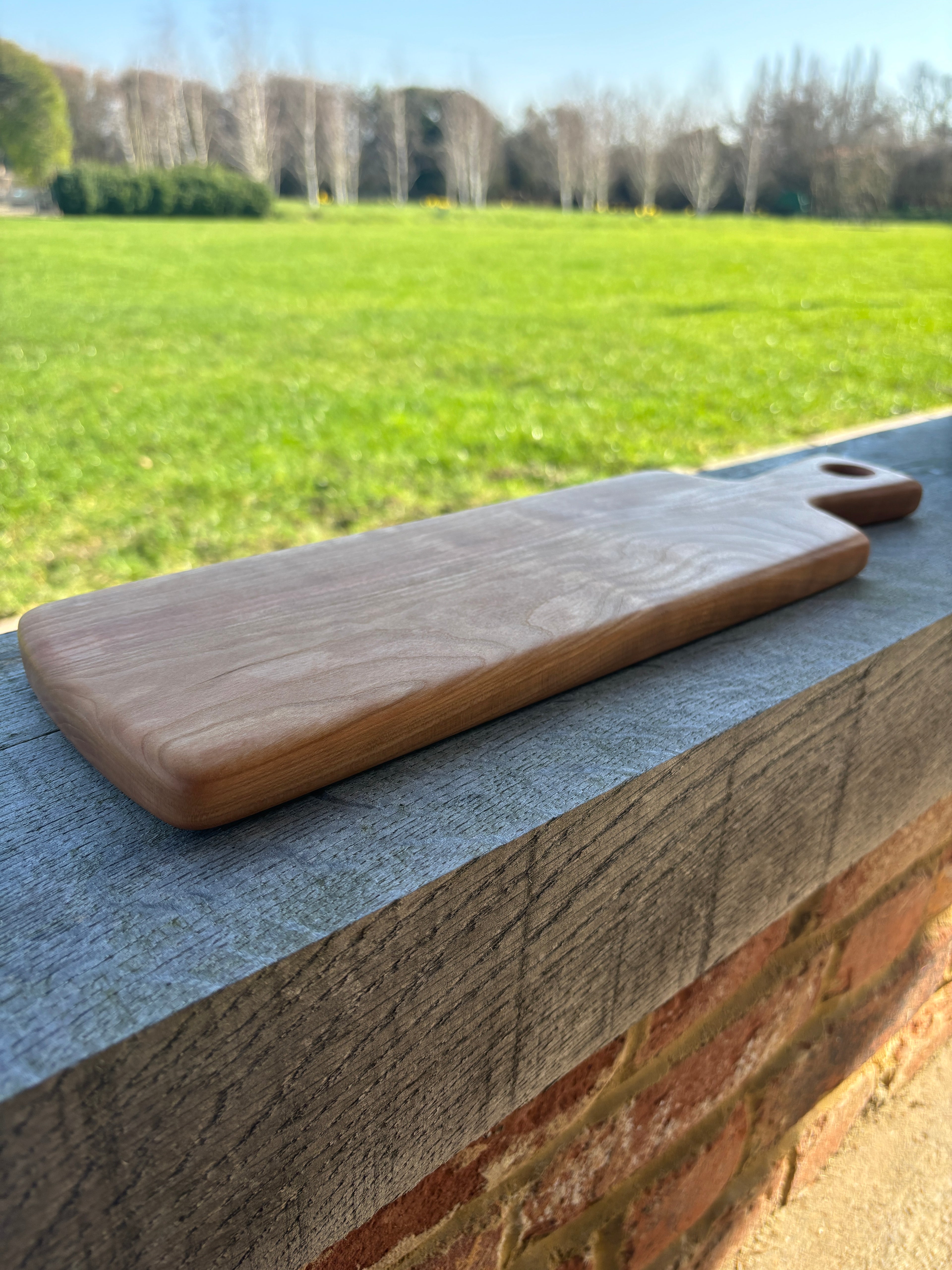 Narrow English Cherry Charcuterie Board