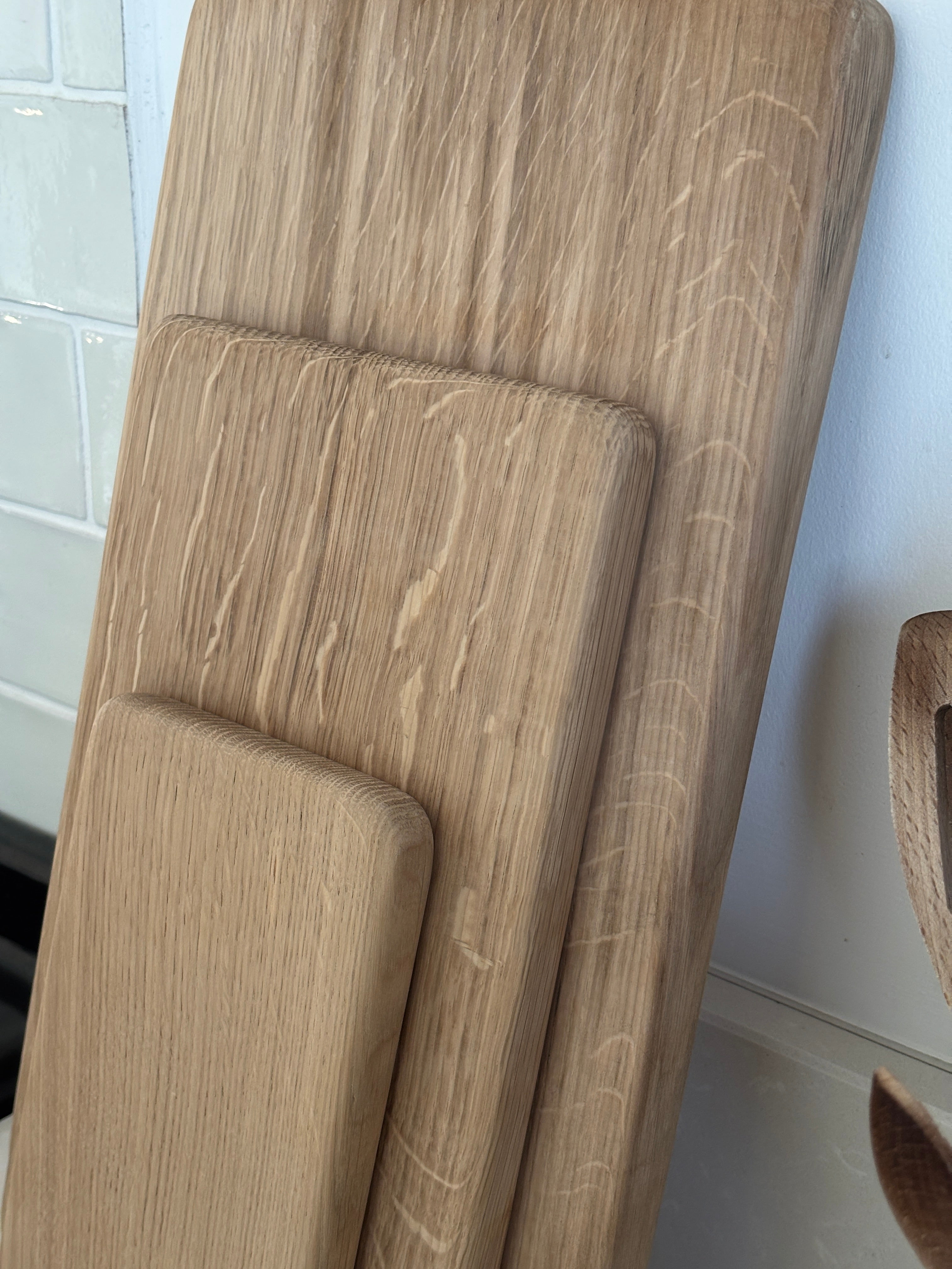 English Oak Chopping Board Set