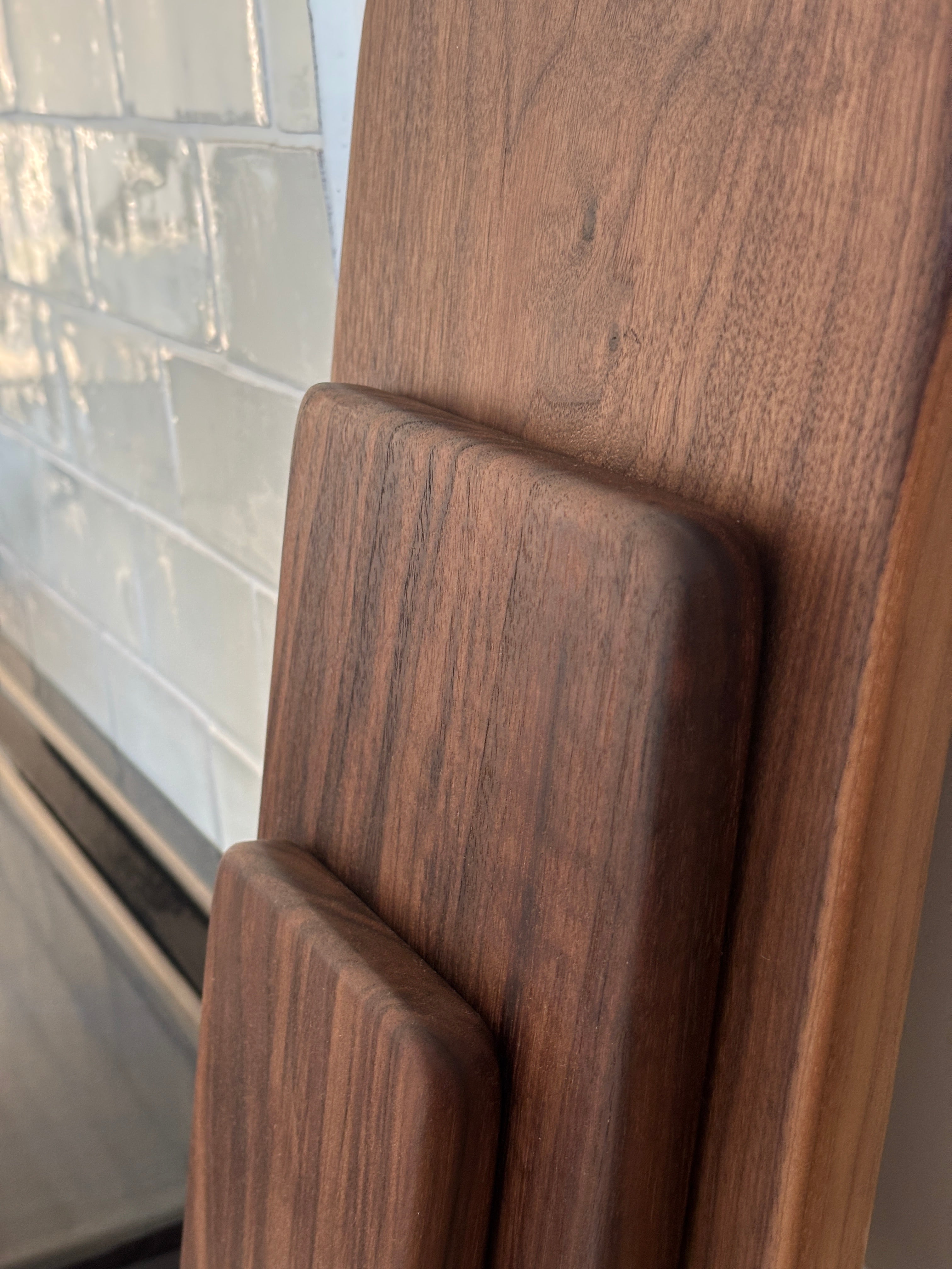 Black Walnut Chopping Board Set
