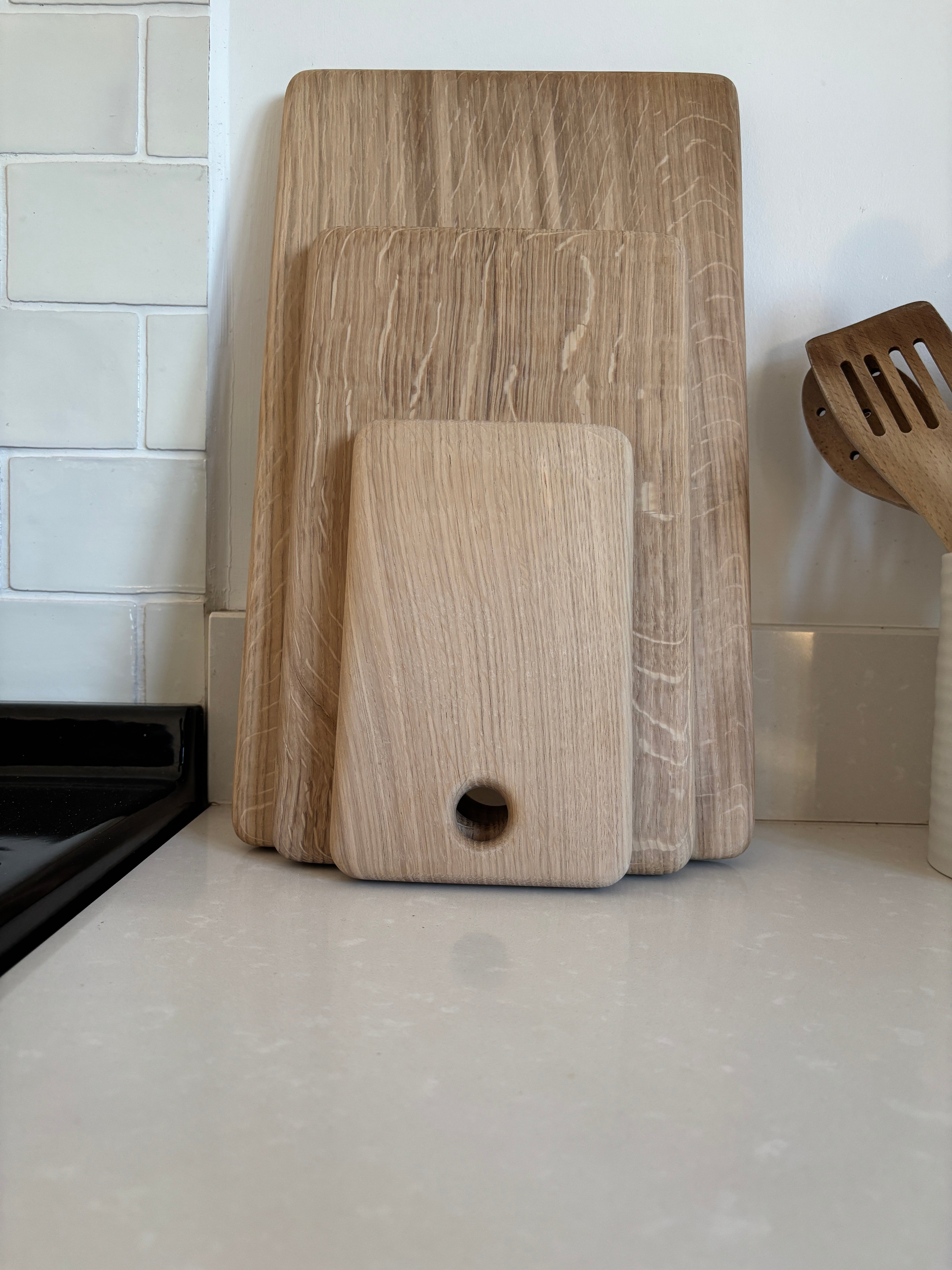 English Oak Chopping Board Set