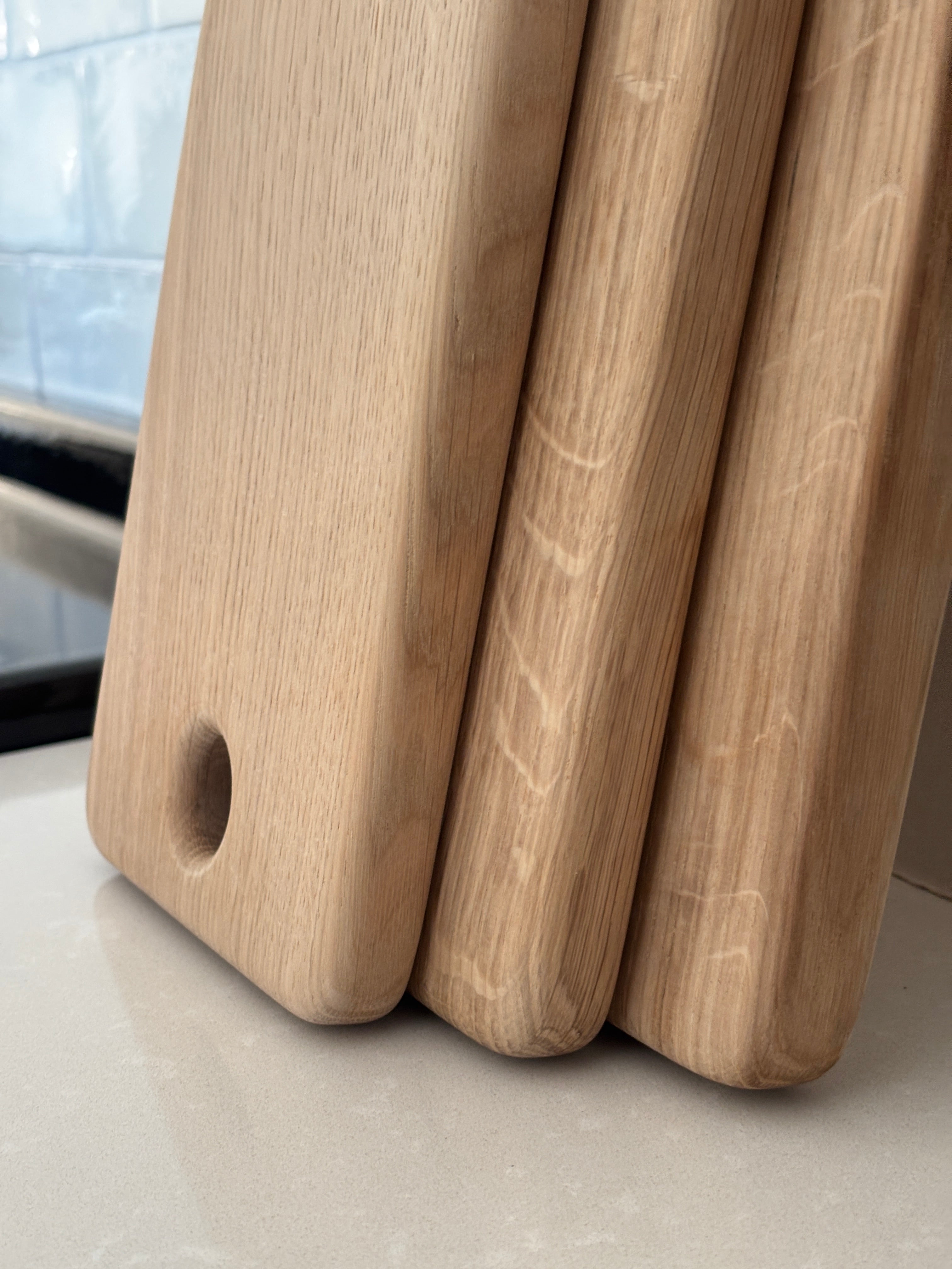 English Oak Chopping Board Set