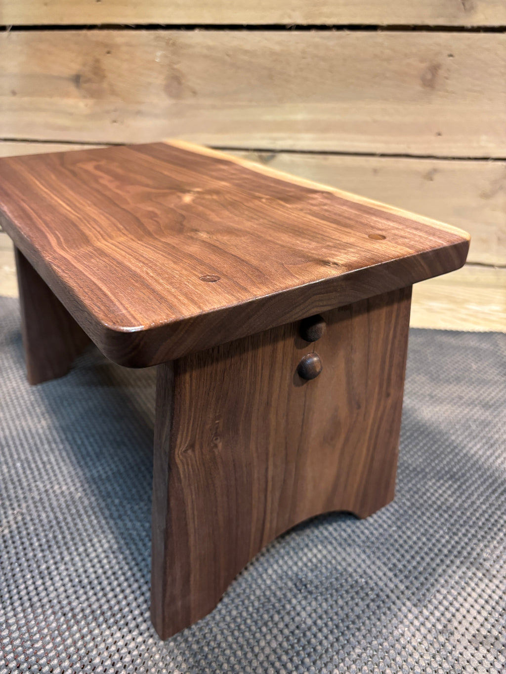 Black Walnut Foot Stool