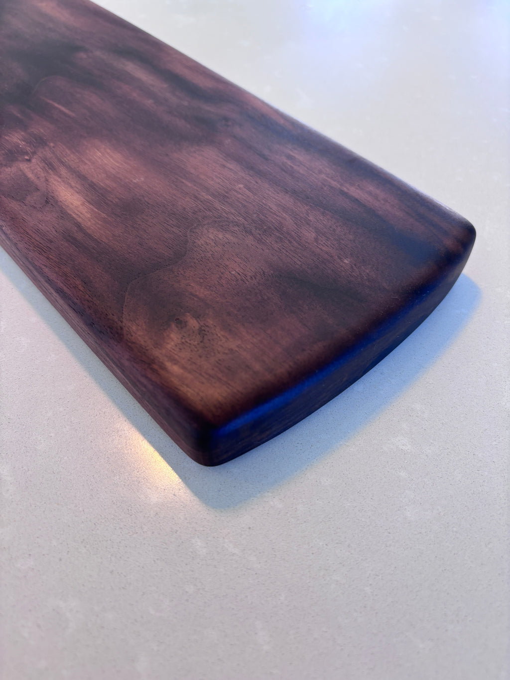 Narrow Black Walnut Charcuterie Board