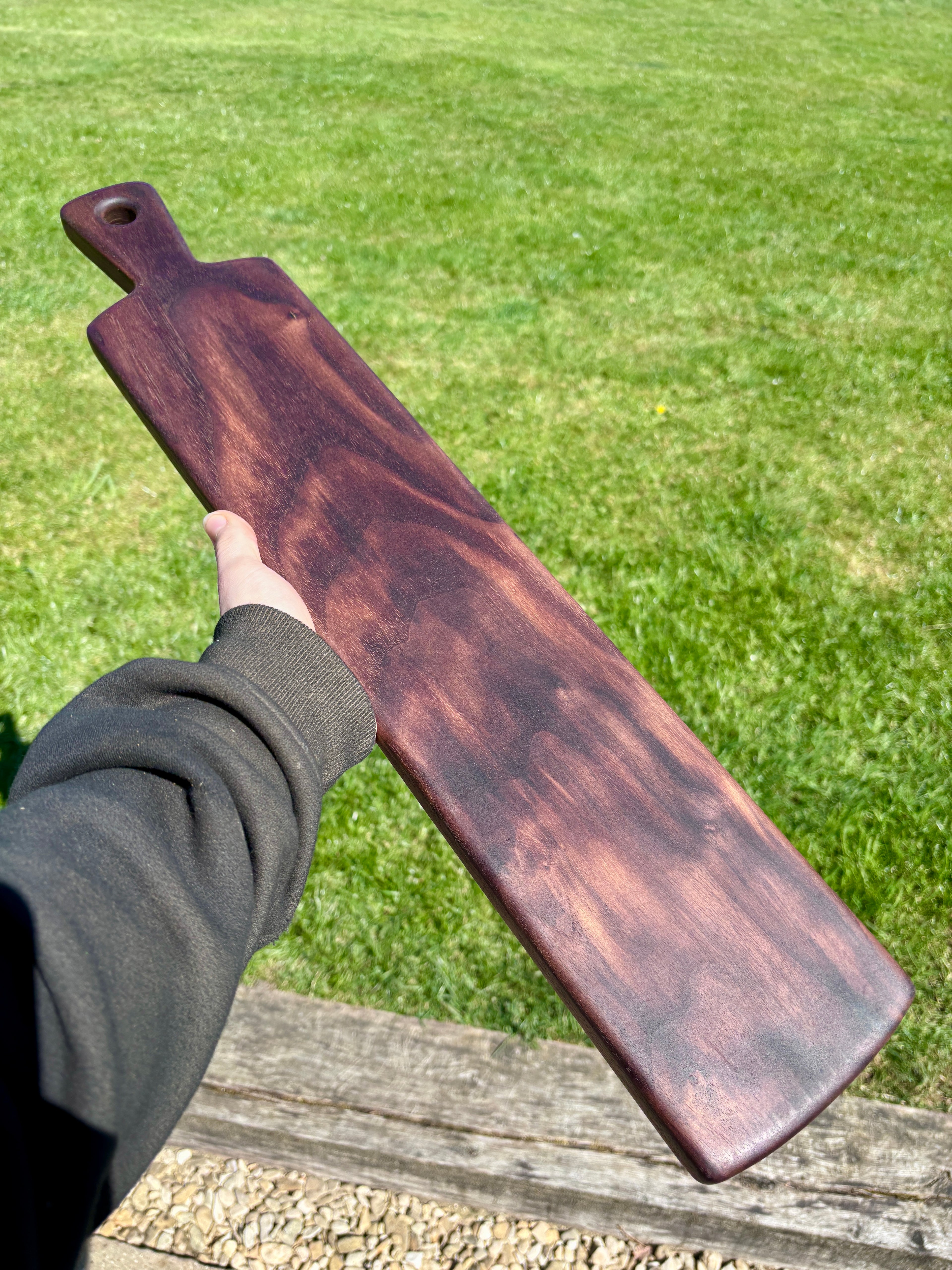 Narrow Black Walnut Charcuterie Board