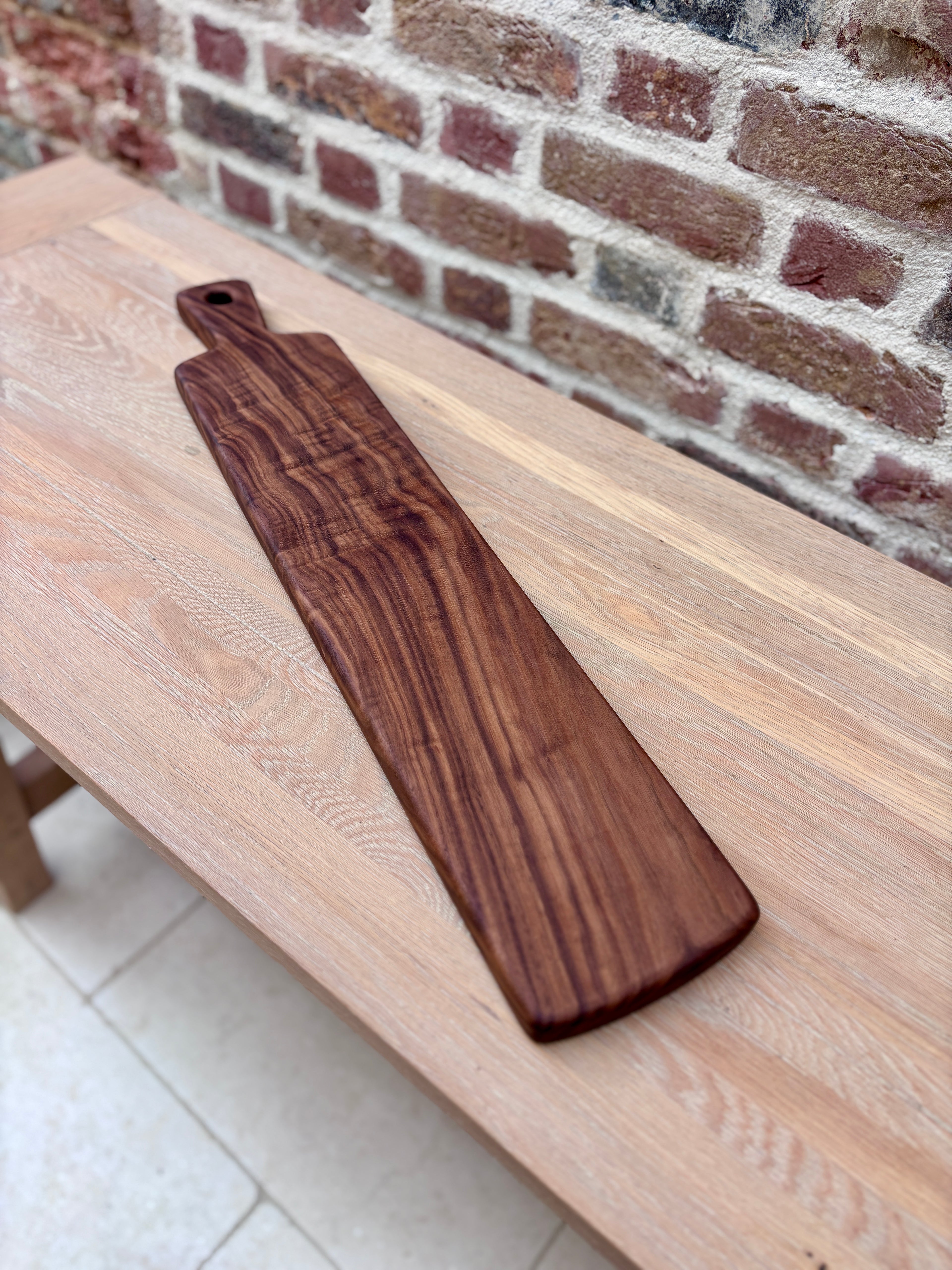 Narrow Black Walnut Charcuterie Board