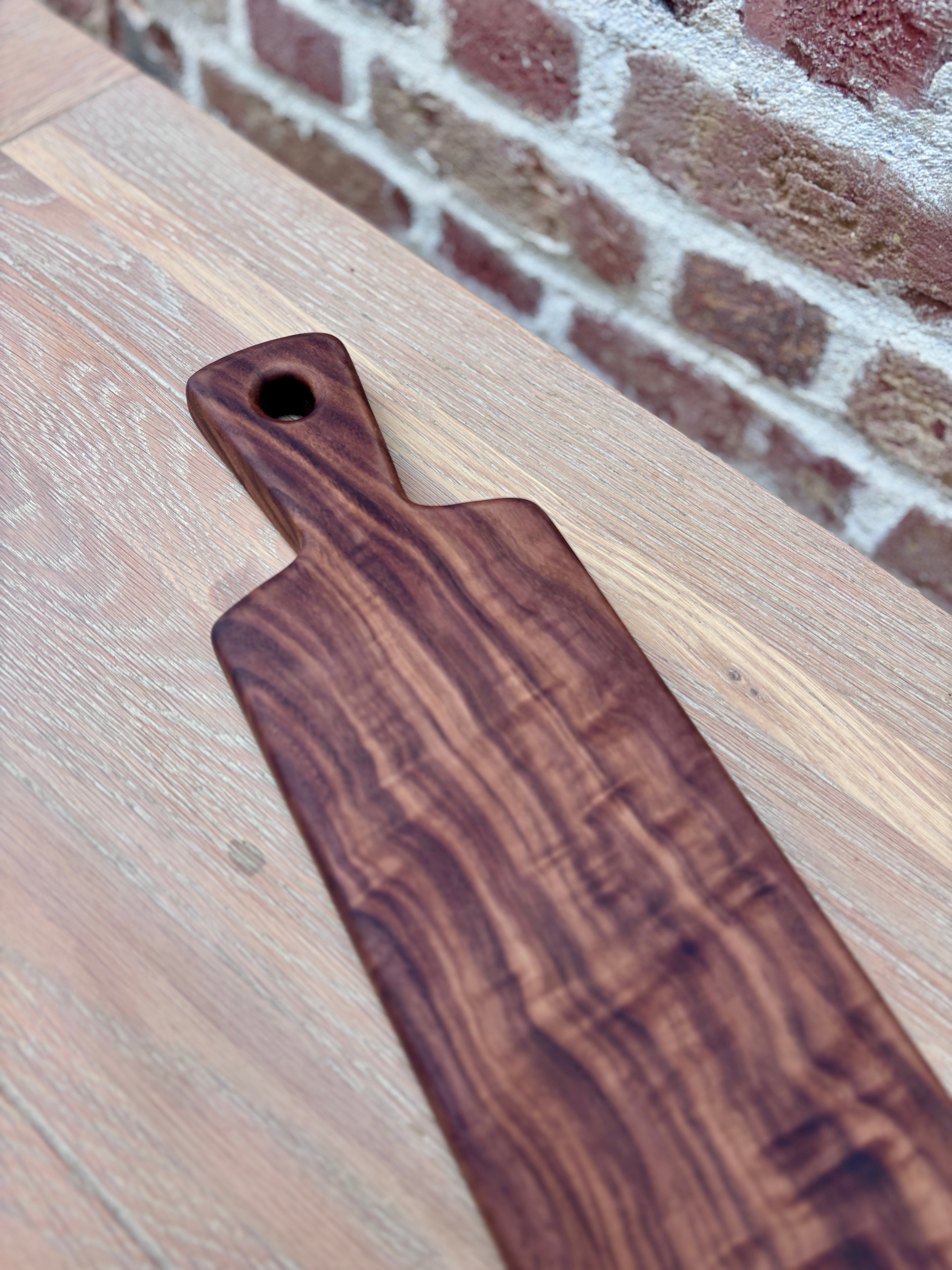 Narrow Black Walnut Charcuterie Board