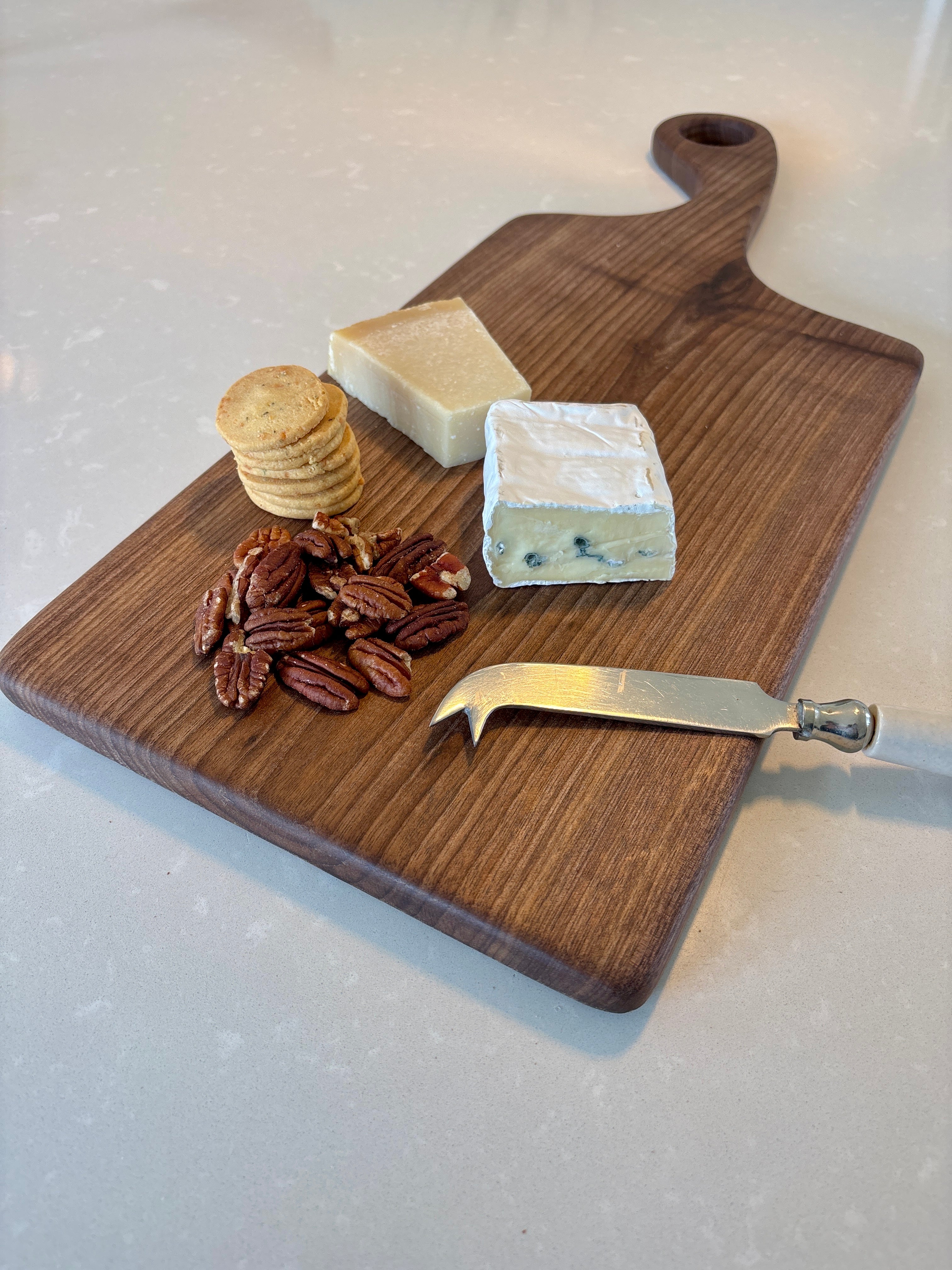 Large English Walnut Charcuterie Board